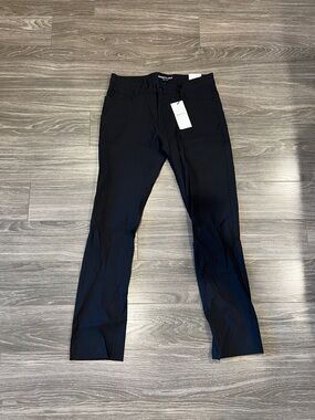 Kenneth Cole Men's Black Slim Pants - Modern Stretch